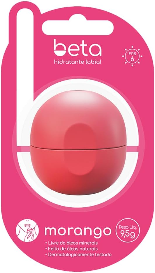 Hidratante Labial Morango Beta 2