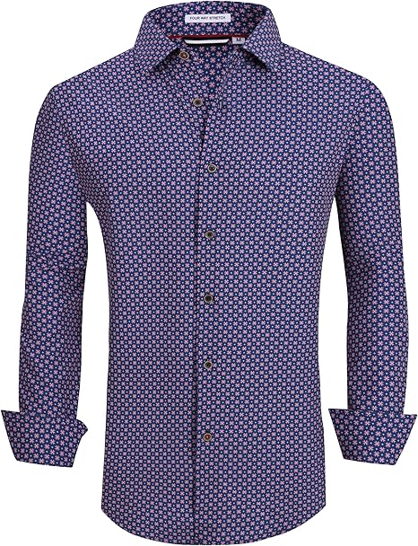 Camisa Social Masculina Estampada Alex Vando 2