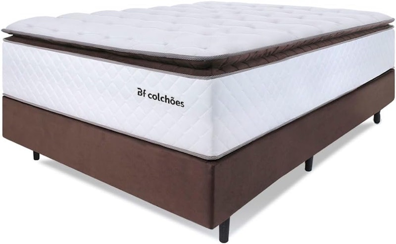 Cama Box Casal Colchão Molas Ensacadas Pillow Top D28 Premium Sleep 1