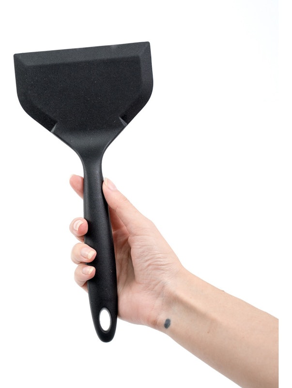 Espátula Larga de Silicone Preta 2