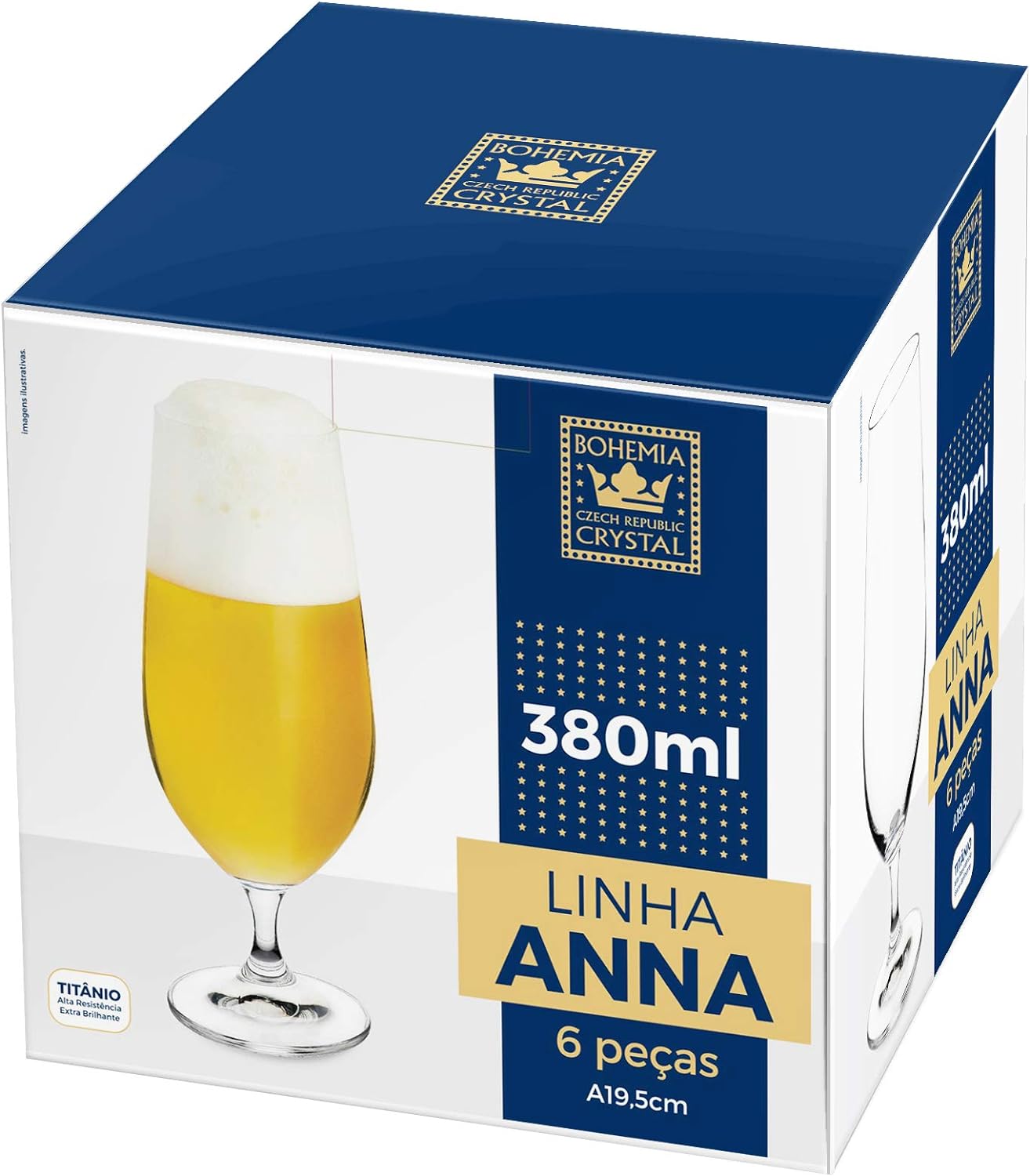 Taças para Cerveja Bohemia Linha Anna 4