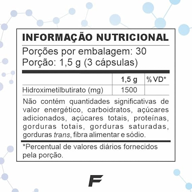 HMB 1500 mg 90 Cápsulas Alta Concentração 3