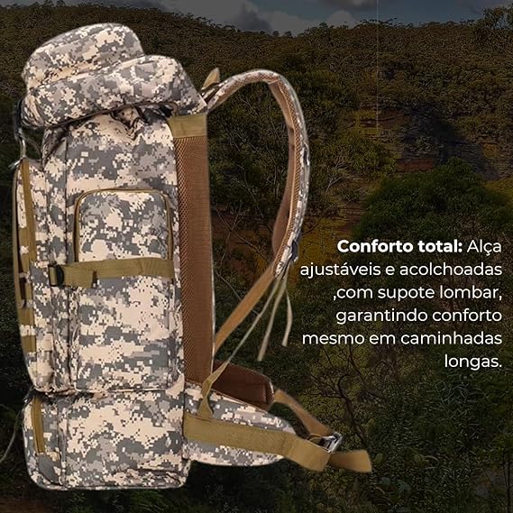 Mochila Militar Tática de Camping 4