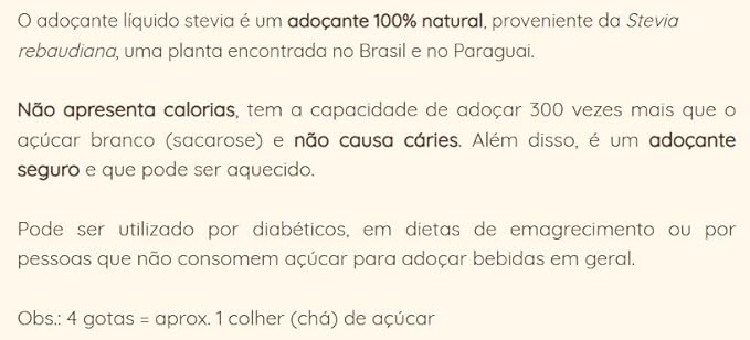 Adoçante Natural Stevia 2