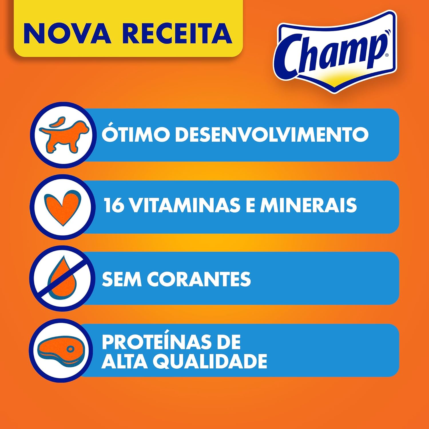 Ração Champ para Cães Filhotes 3