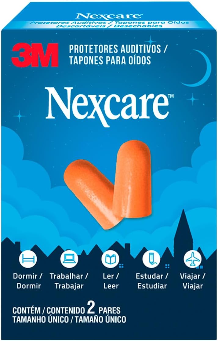 Protetor Auditivo de Espuma Nexcare 1