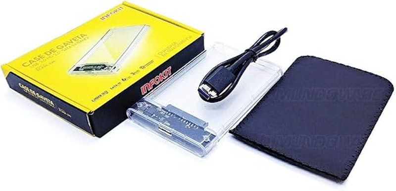 Case de Gaveta USB 3.0 para HD 2,5" SATA III 3