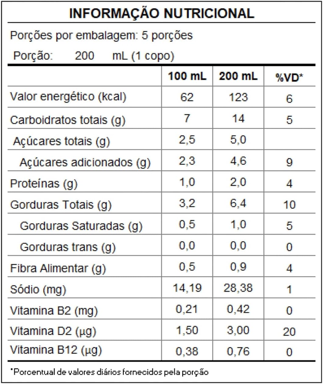 Leite Vegetal Original 3