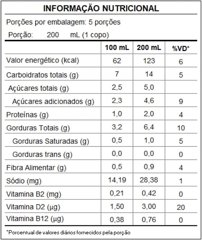 Leite Vegetal Original 3