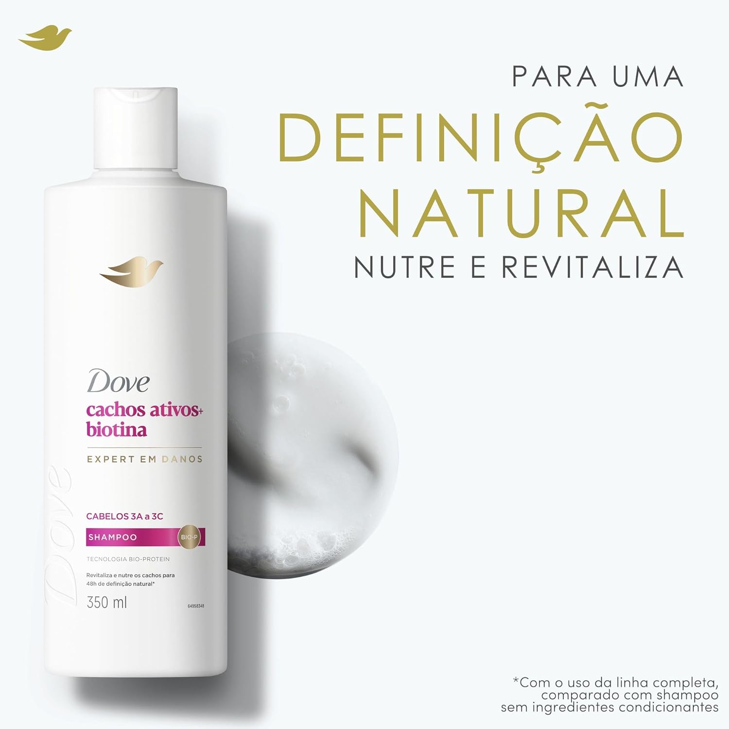 Shampoo Cachos Ativos + Biotina 4