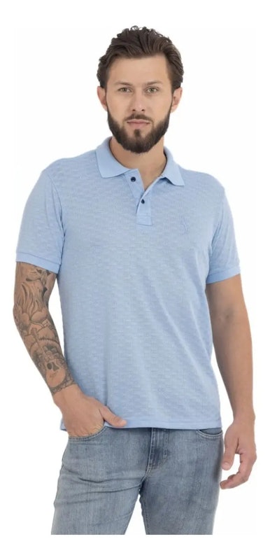 Camisa Polo Tipo Tricot Masculina John Pull 3