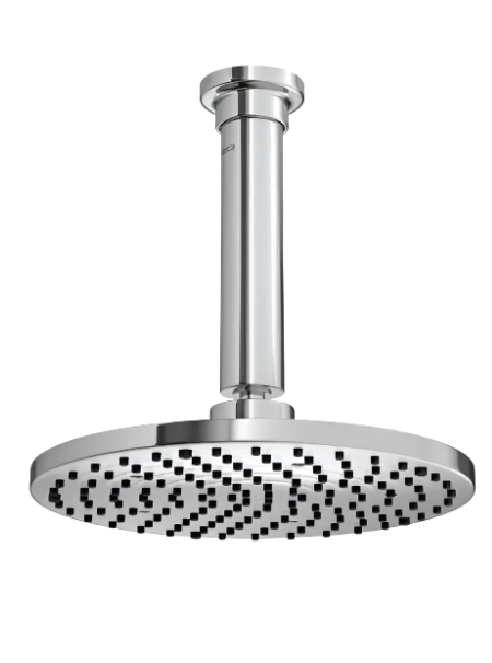 Chuveiro com Tubo de Teto 21 cm Cromado Aquamax  1