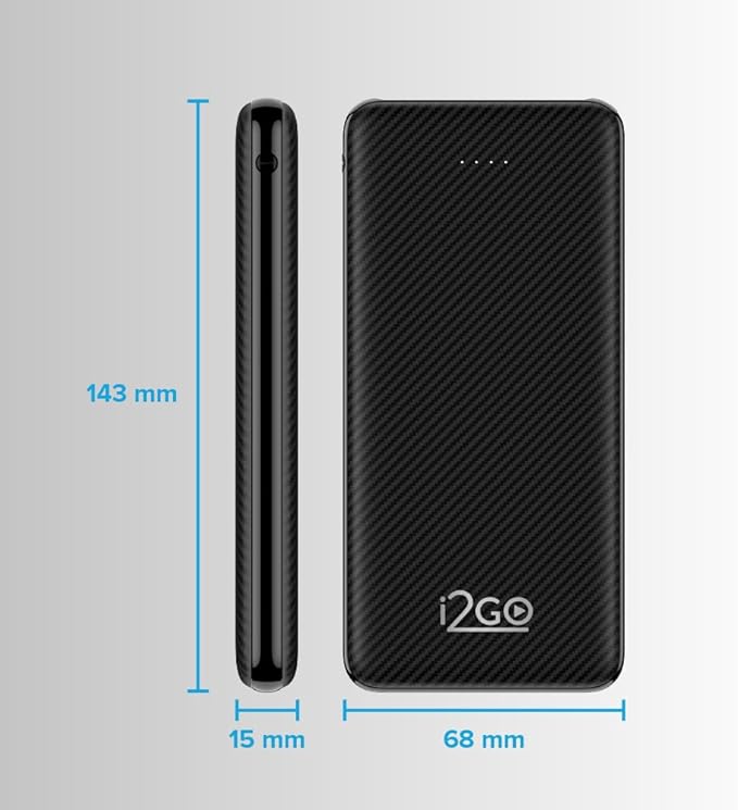 Carregador Portátil (Power Bank) i2GO 10000 mAh 2