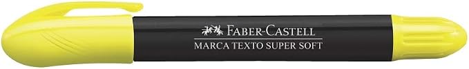 Marca Texto em Gel SuperSoft Amarelo 6 Unidades 3