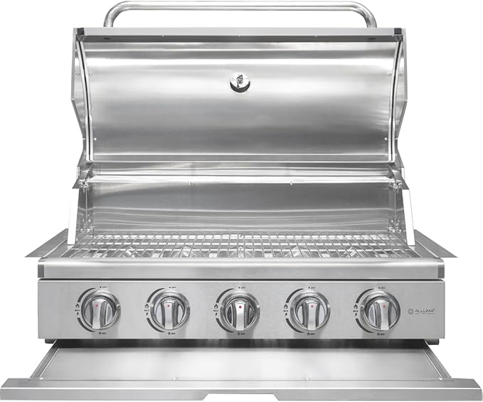 Churrasqueira a Gás Alluma Essential Em Inox de Embutir 5 Queimadores 3