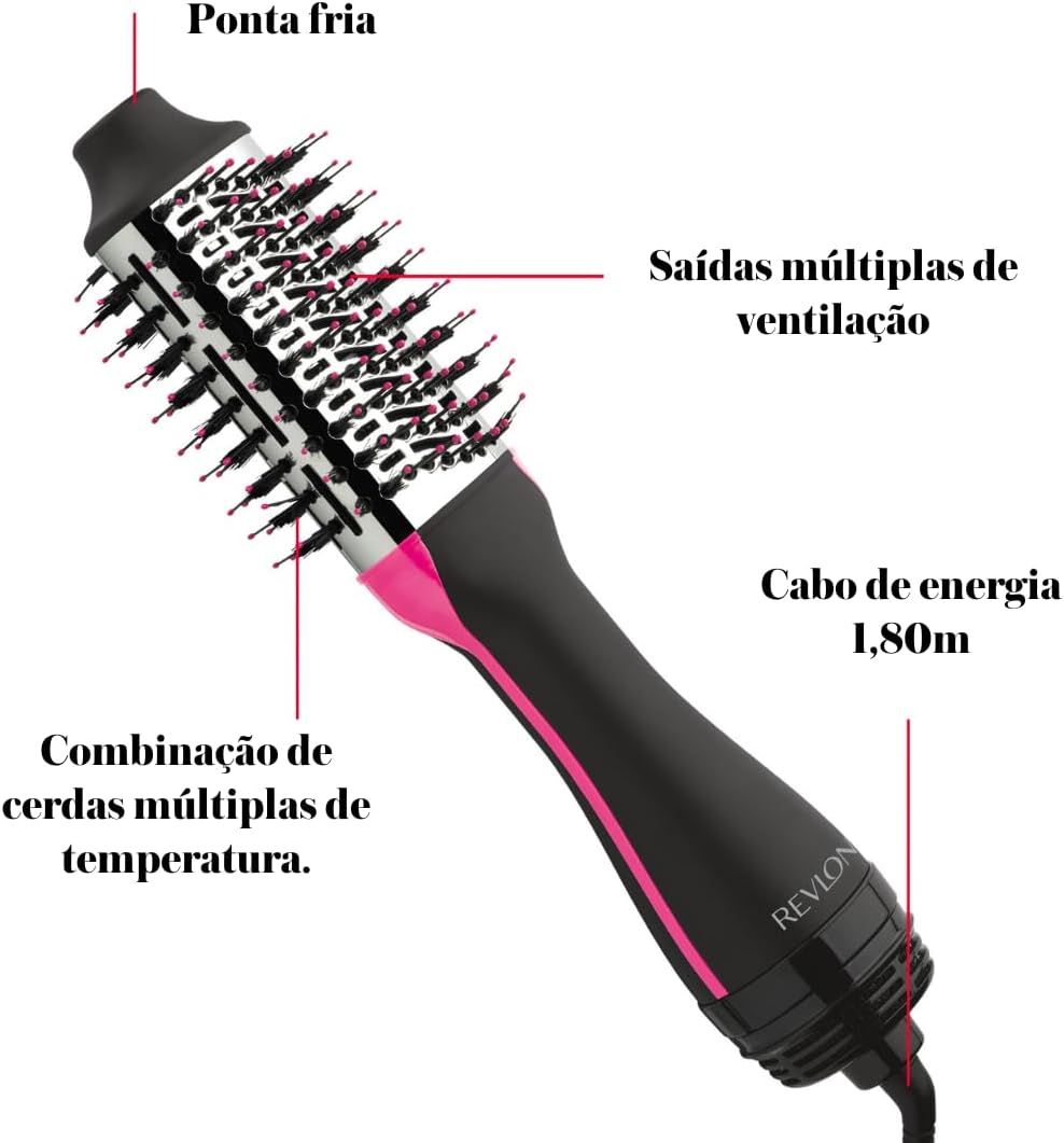 Escova Secadora-Modeladora Titanium Max Edition Revlon 3