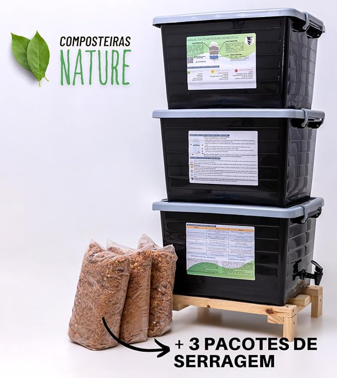 Composteira Doméstica 90 L 2