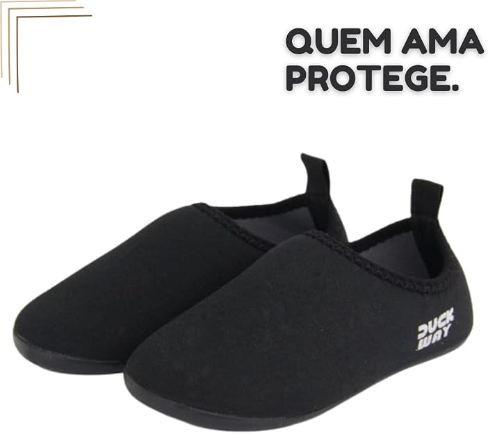 Sapatinha Tênis Infantil Antiderrapente Praia Piscina Duck Way 3