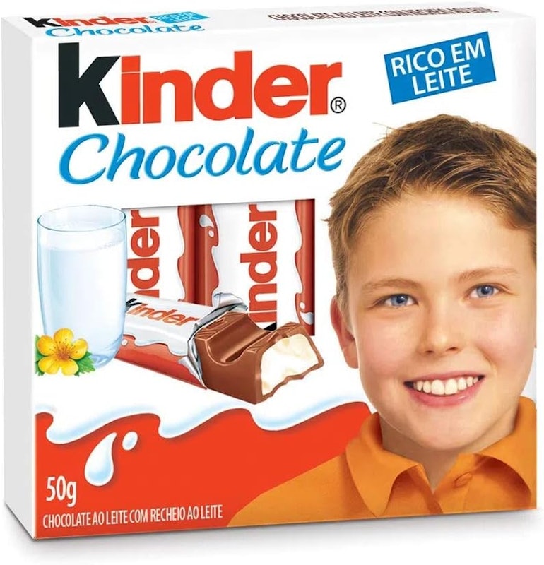 Chocolate Kinder Ao Leite 12,5g (24 unidades) 1