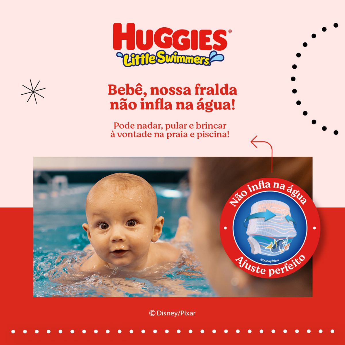 Fralda Huggies Little Swimmers 3