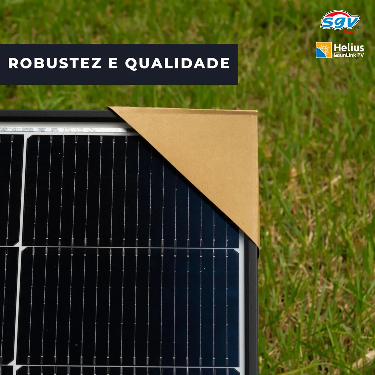 Painel Placa Solar Helius Genesis Black Tech 630 W Bifacial 3