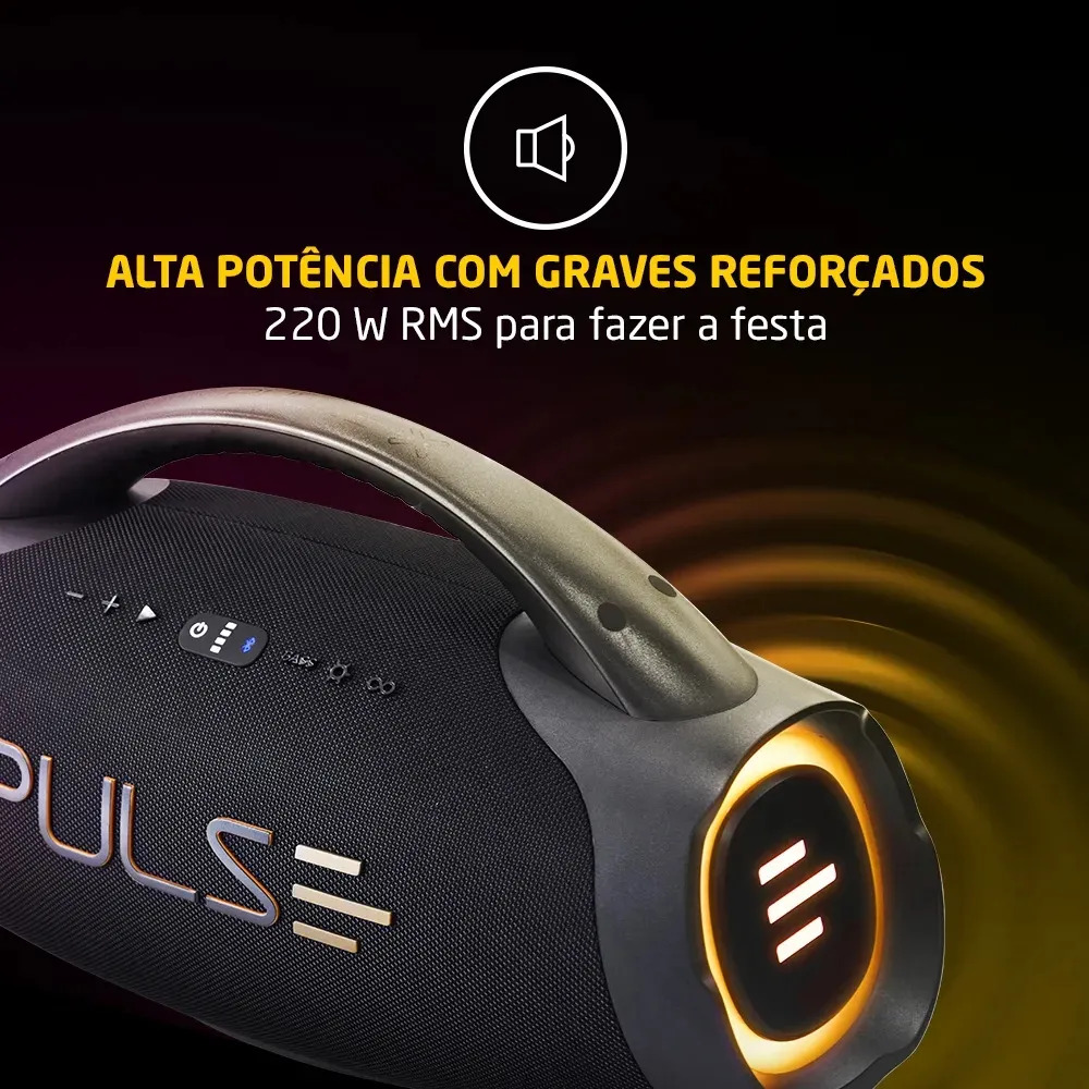 Caixa de Som Bluetooth Pulse X Boombox 2