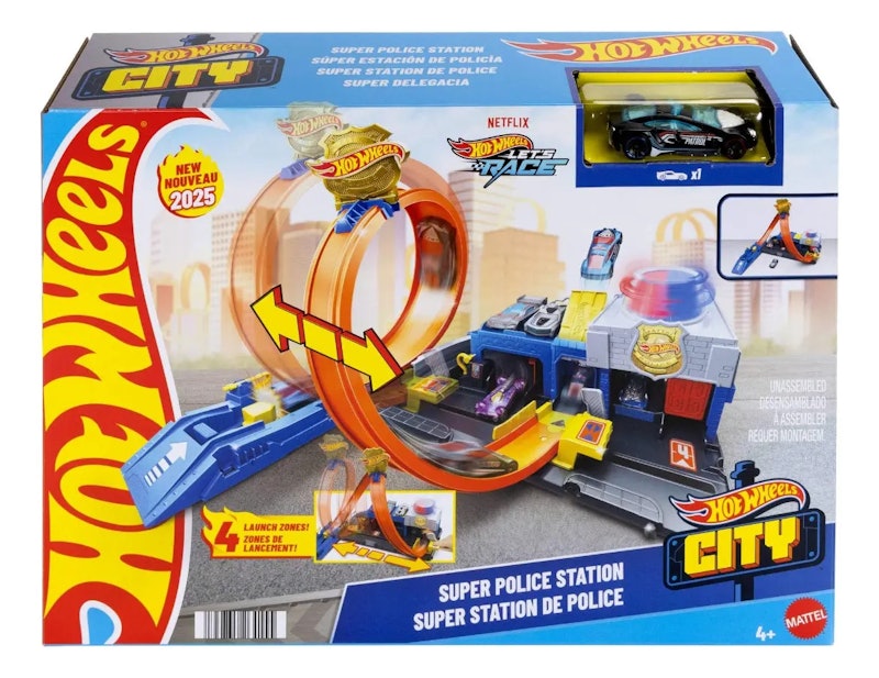Pista Hot Wheels City Super Delegacia de Polícia 4