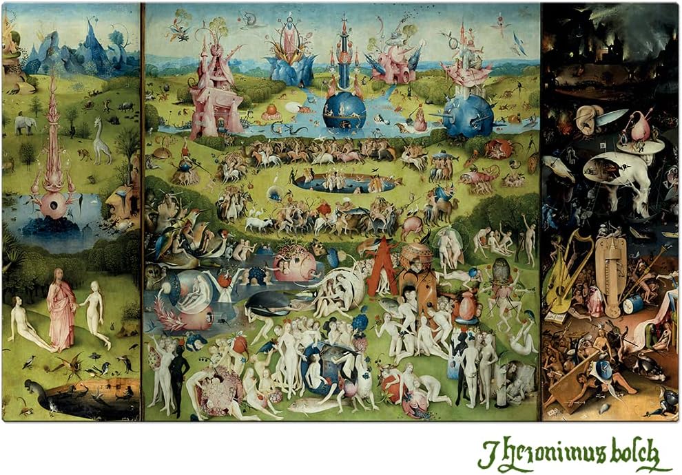Quebra-Cabeça 2000 Peças O Jardim das Delícias Terrenas 3