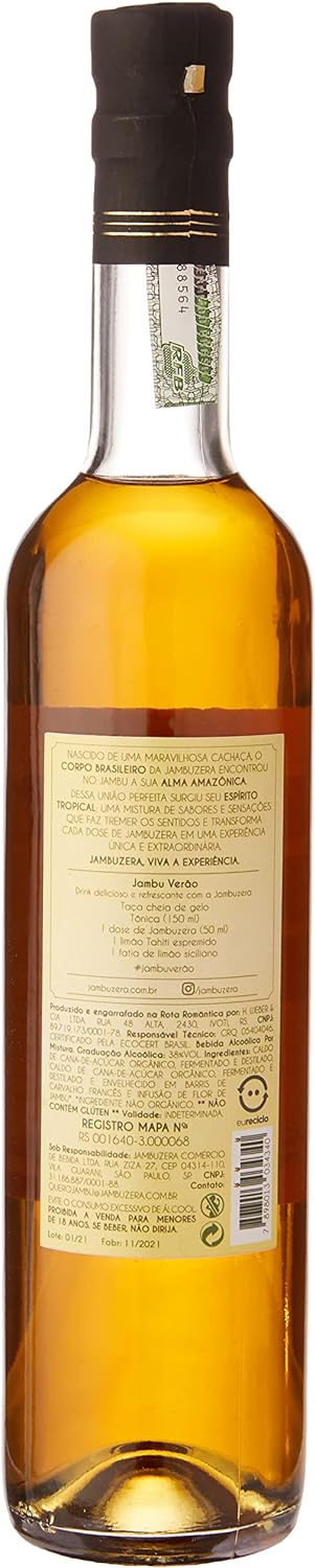 Cachaça com Jambu Orgânica 2