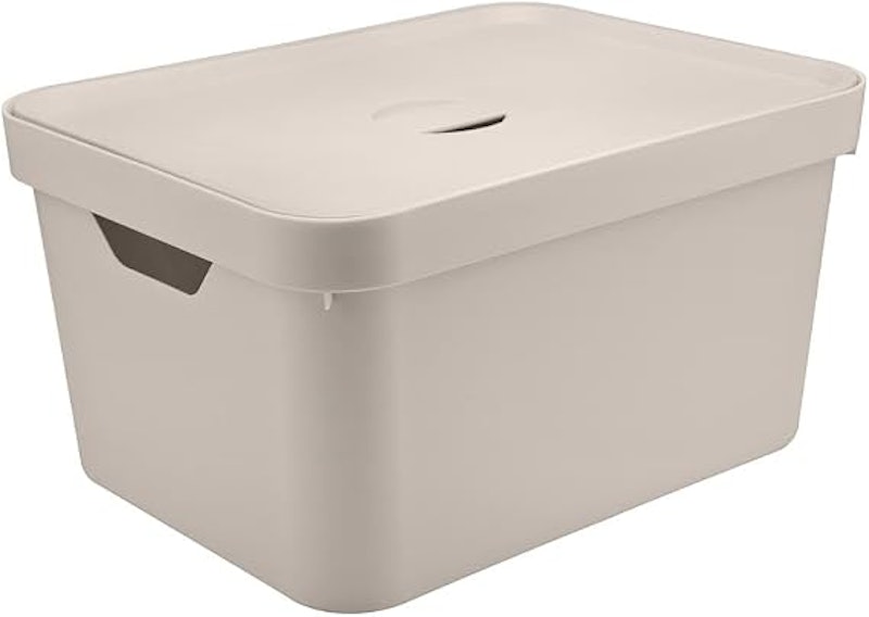 Caixa Organizadora Ou 32 L com Tampa Linha Cube 1