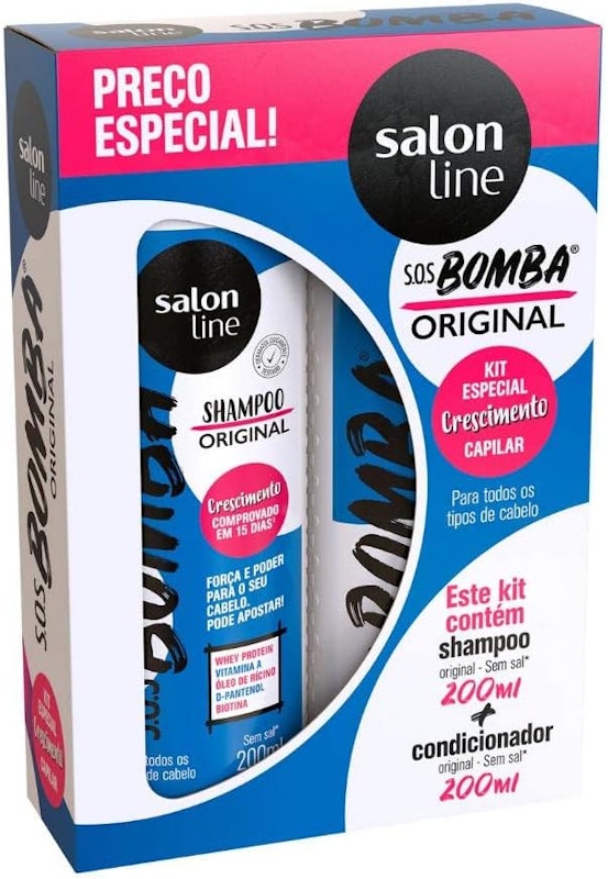 Kit Shampoo + Condicionador SOS Bomba Original 1