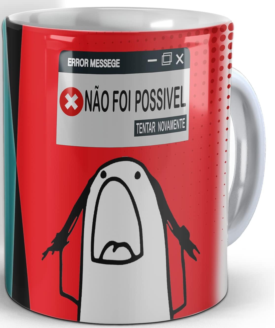 Caneca Flork Meme Instalando Minha Paciência 3