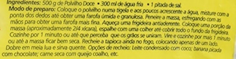 Polvilho Doce Yoki 4