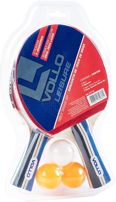 Kit Tênis de Mesa Ping Pong 2 Raquetes e 3 Bolas 3