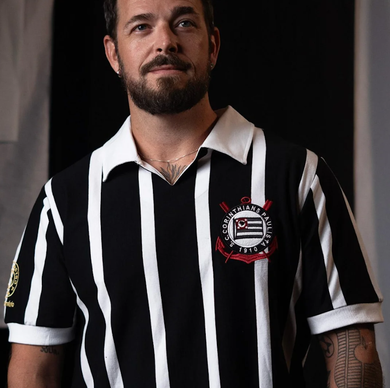 Camisa Corinthians IV Centenário 1954 Retrô Masculina 1