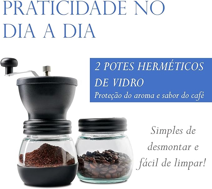 Moedor de Café Preto Unitermi 4