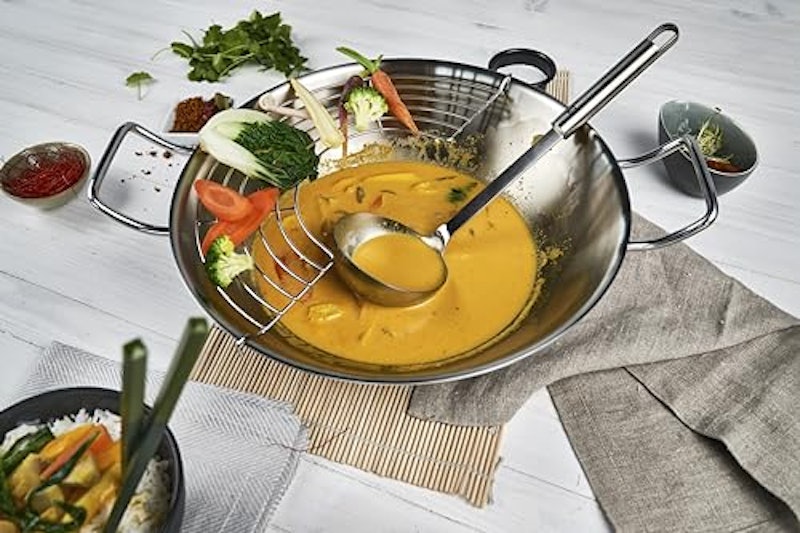 Frigideira Wok Aço Inoxidável 4