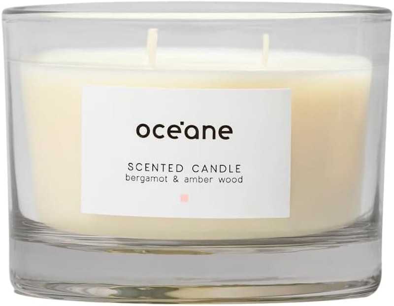 Vela 3 Pavios de Bergamota e Âmbar Scented Candle 1
