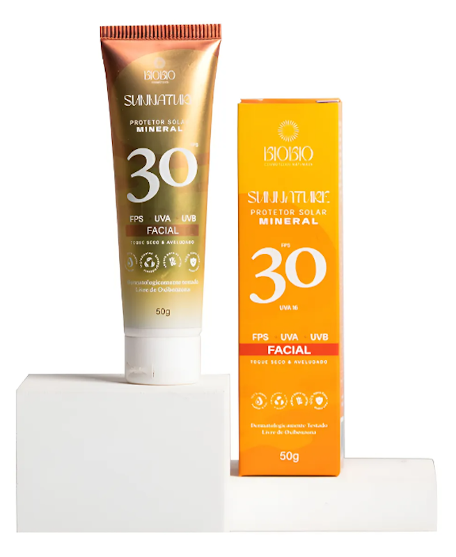 BioBio Protetor Solar Facial Físico e Natural FPS30 1