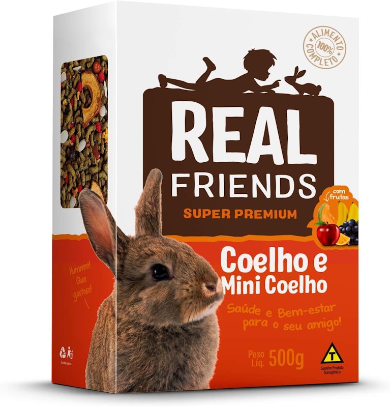 Ração para Coelhos Real Friends com Frutas 1