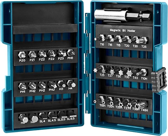 Estojo de Bits com 37 Peças Makita 2