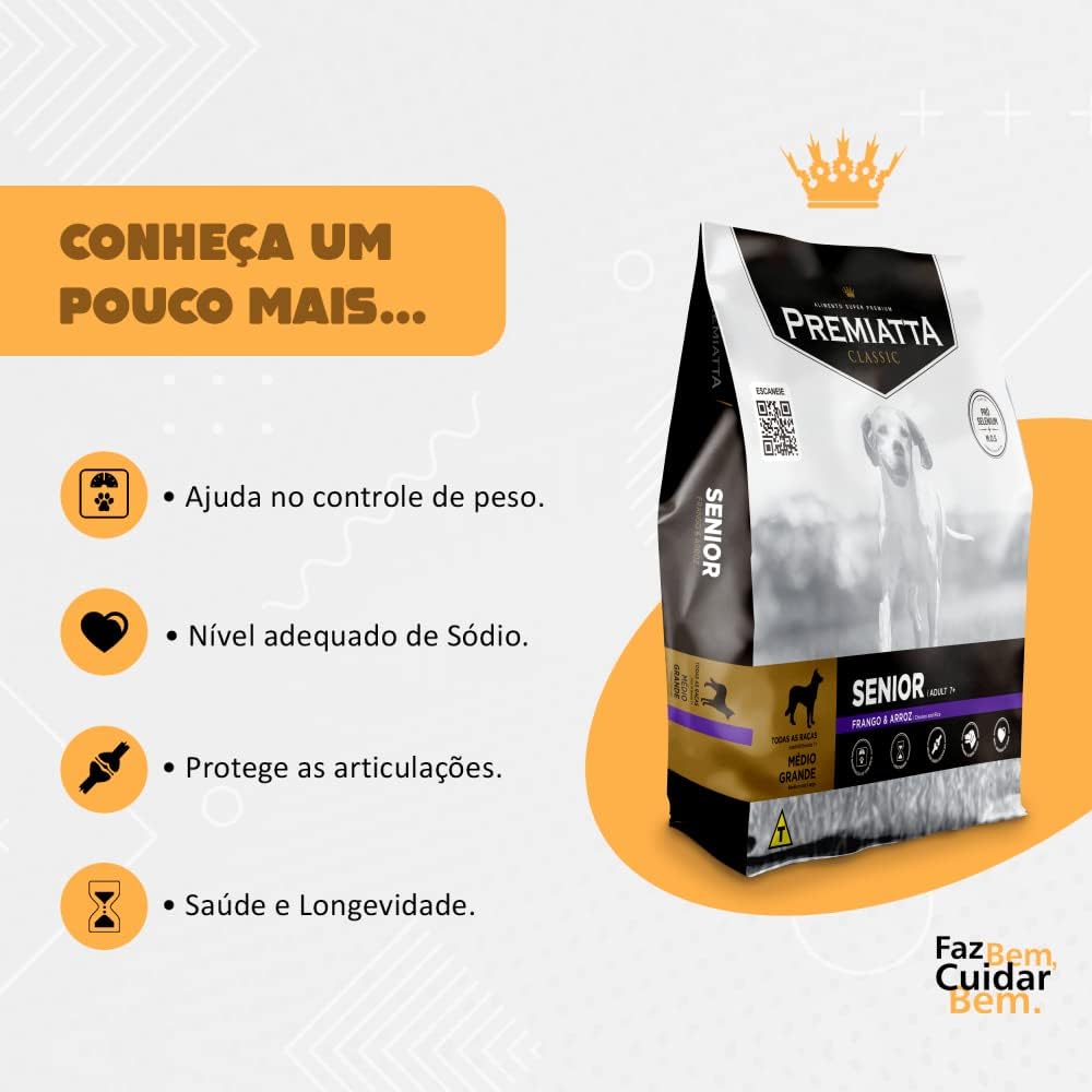 Premiatta Classic Sênior Raças Médias e Grandes 2