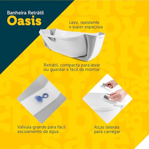 Banheira Bebê Retrátil Oasis 2
