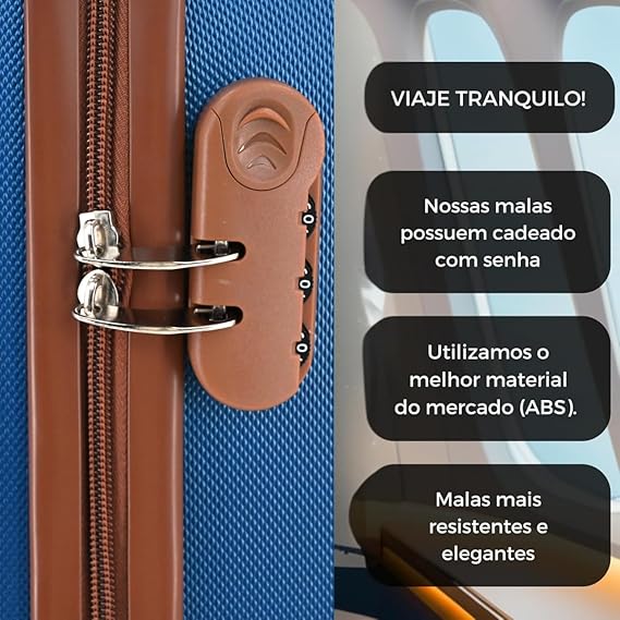 Conjunto Mala de Bordo com Frasqueira Bali P 10 kg 4