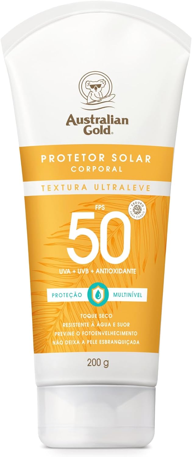 Australian Gold Protetor Solar Corpo Gel Creme FPS 50 1