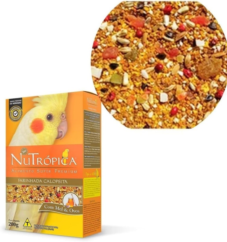NuTrópica Farinhada Calopsita Mel & Ovos 2