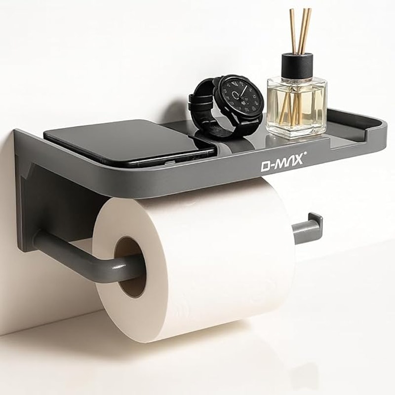 Suporte de Papel Higiênico com Prateleira para Celular 1