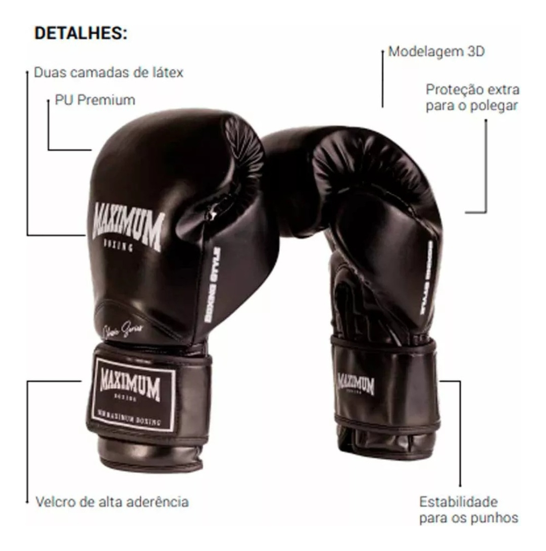 Luva de Boxe e Muay Thai Maximum New Classic 4