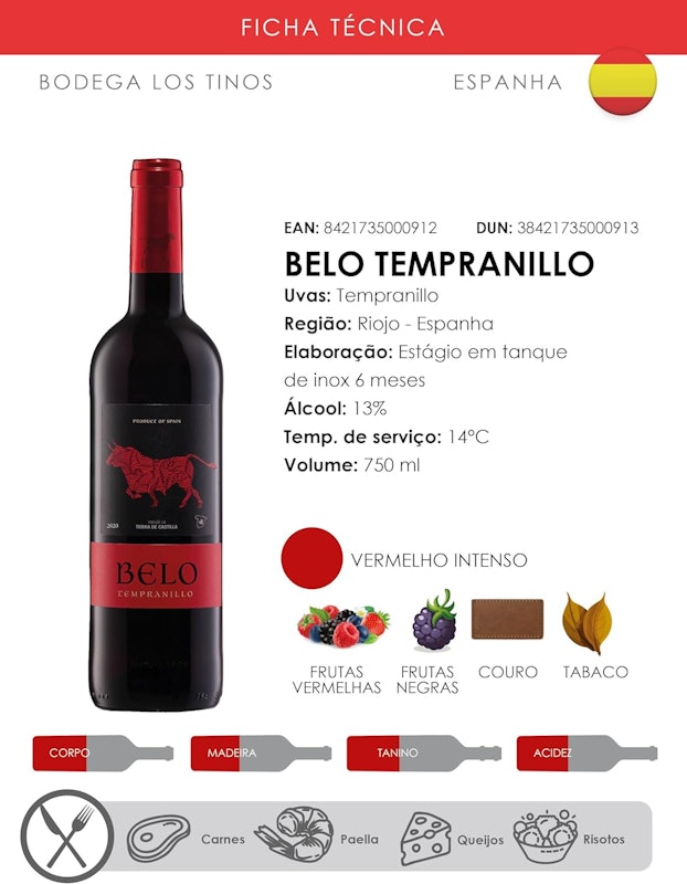 Vinho Belo Tempranillo 3