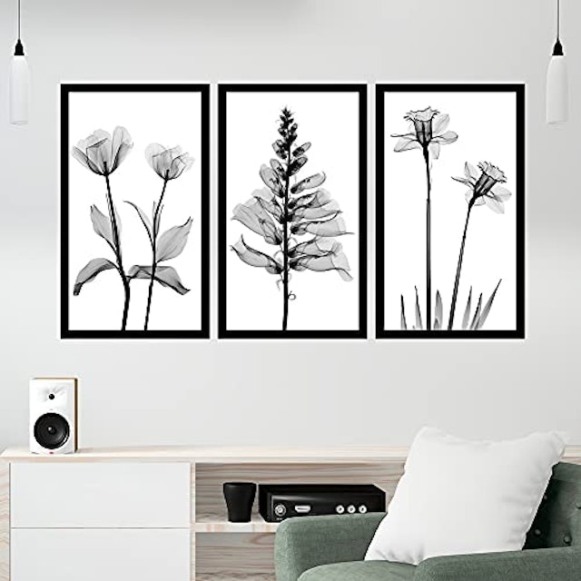 Kit Quadros Flores Minimalistas 2